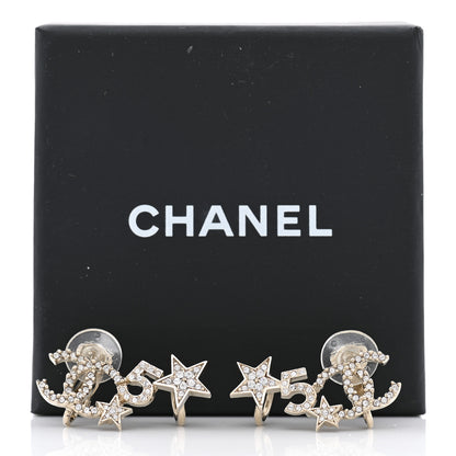 Chanel Crystal Star 5 CC Clip On Earrings 5 of 5