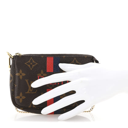 Louis Vuitton Monogram My LV Heritage Mini Pochette Accessories Marine Rouge 2 of 6