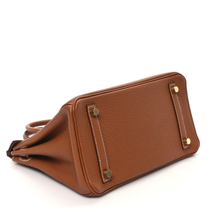 Hermes Togo Birkin 25 Gold 4 of 11