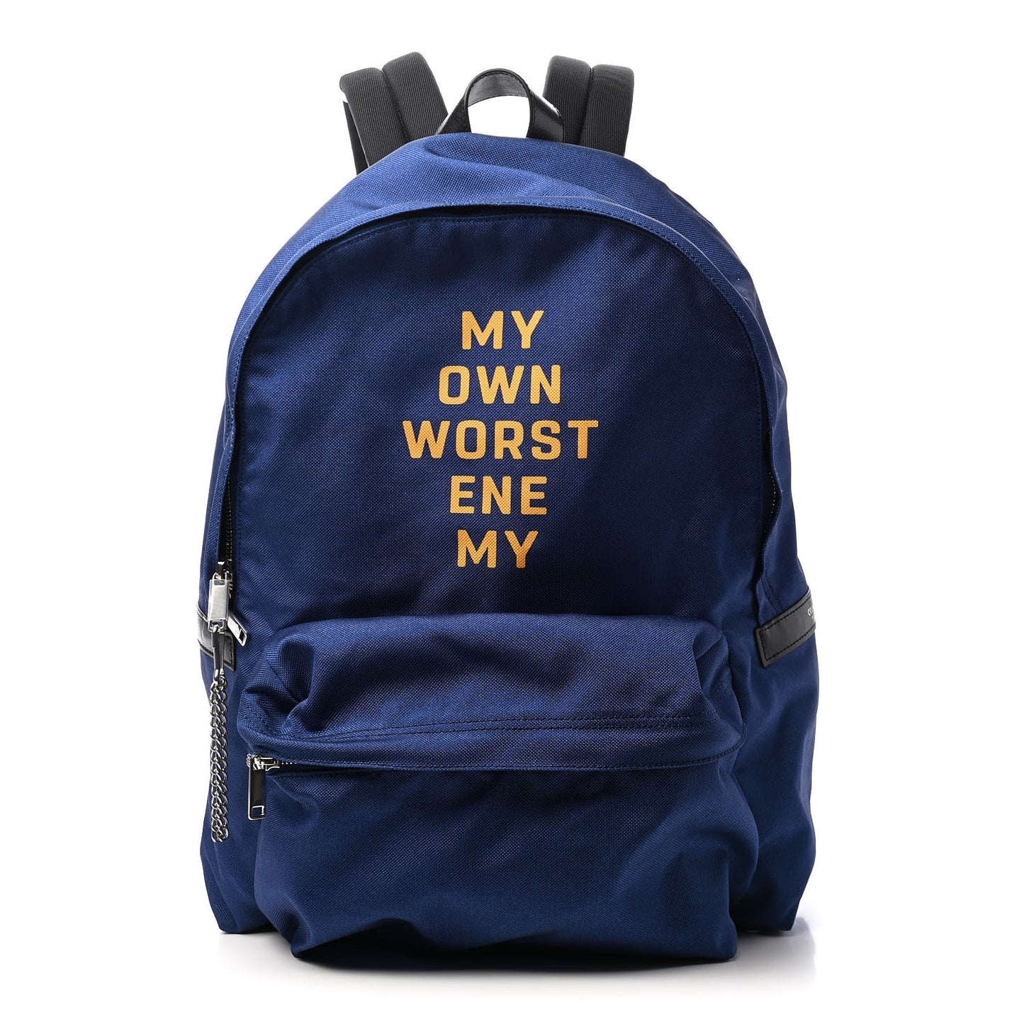 Calfskin Nylon My Own Worst Enemy Backpack Blue