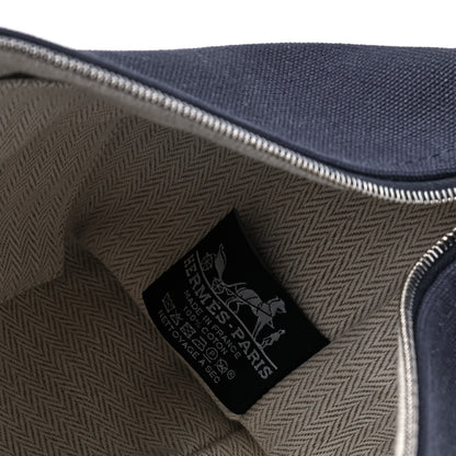 Hermes Canvas Small Bride-A-Brac Pouch Marine 4 of 4