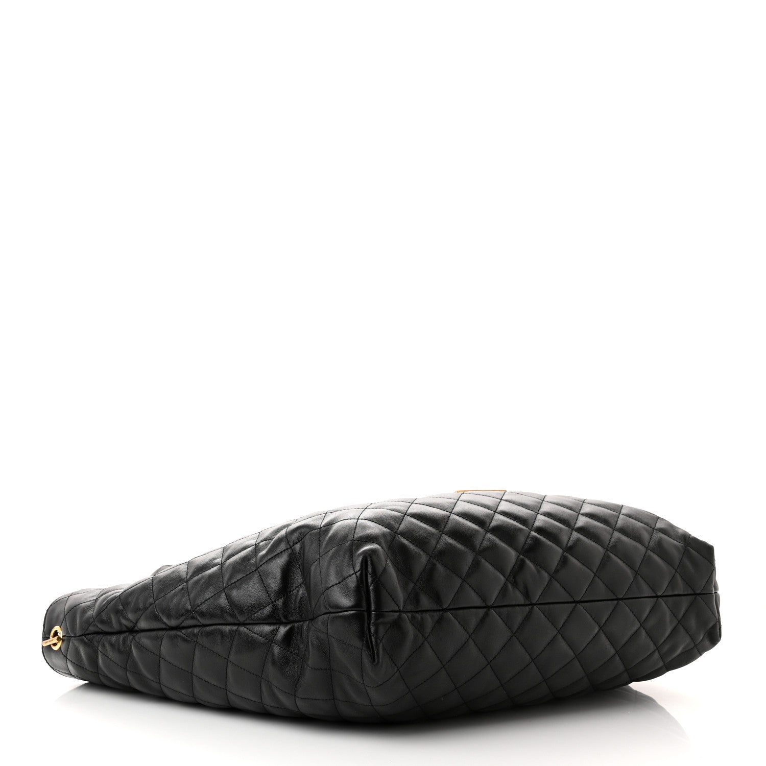 Saint Laurent Lambskin Quilted Maxi Icare Shopping Tote Black 5 of 11