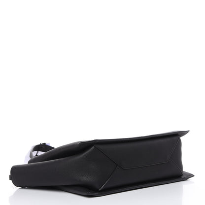 Celine Baby Grained Calfskin Medium Tri-Fold Bag Black 4 of 9