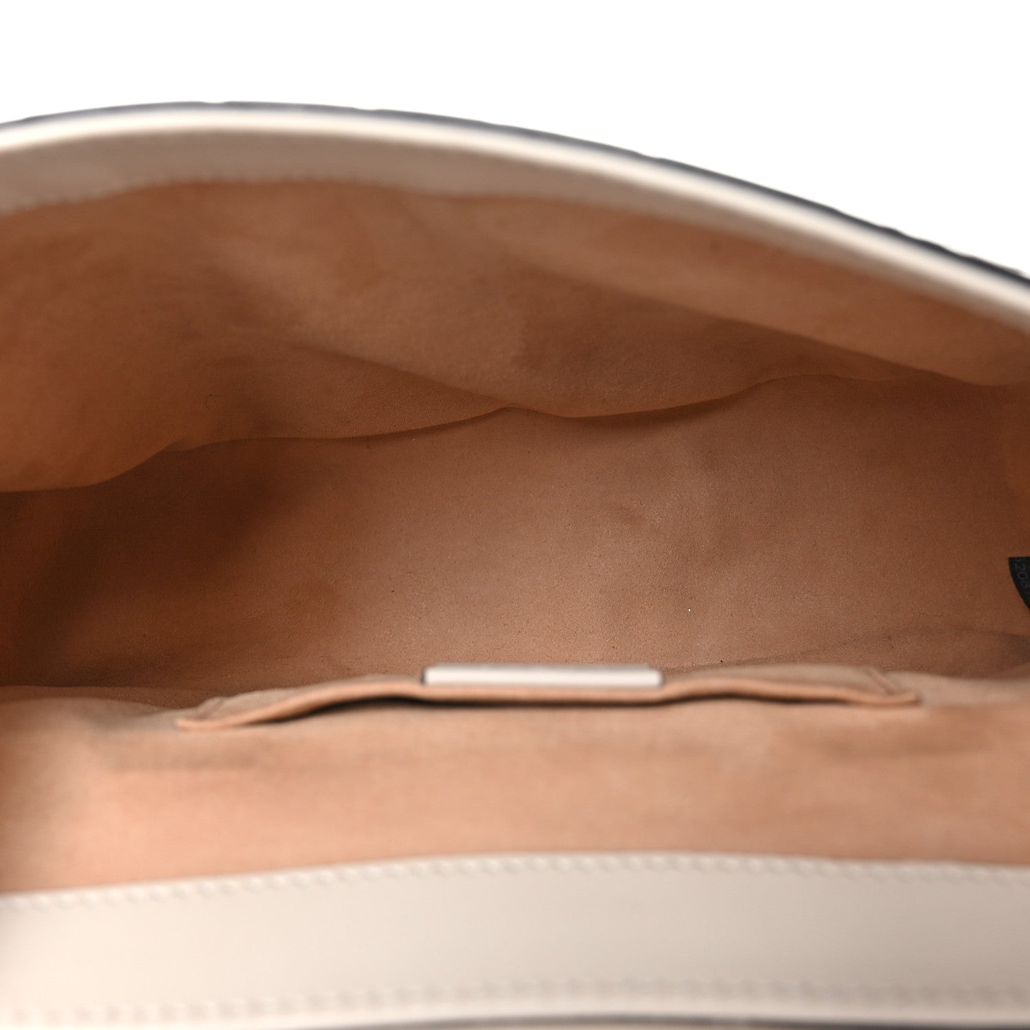 Gucci Guccissima Web Medium Padlock Messenger Shoulder Bag White 5 of 9