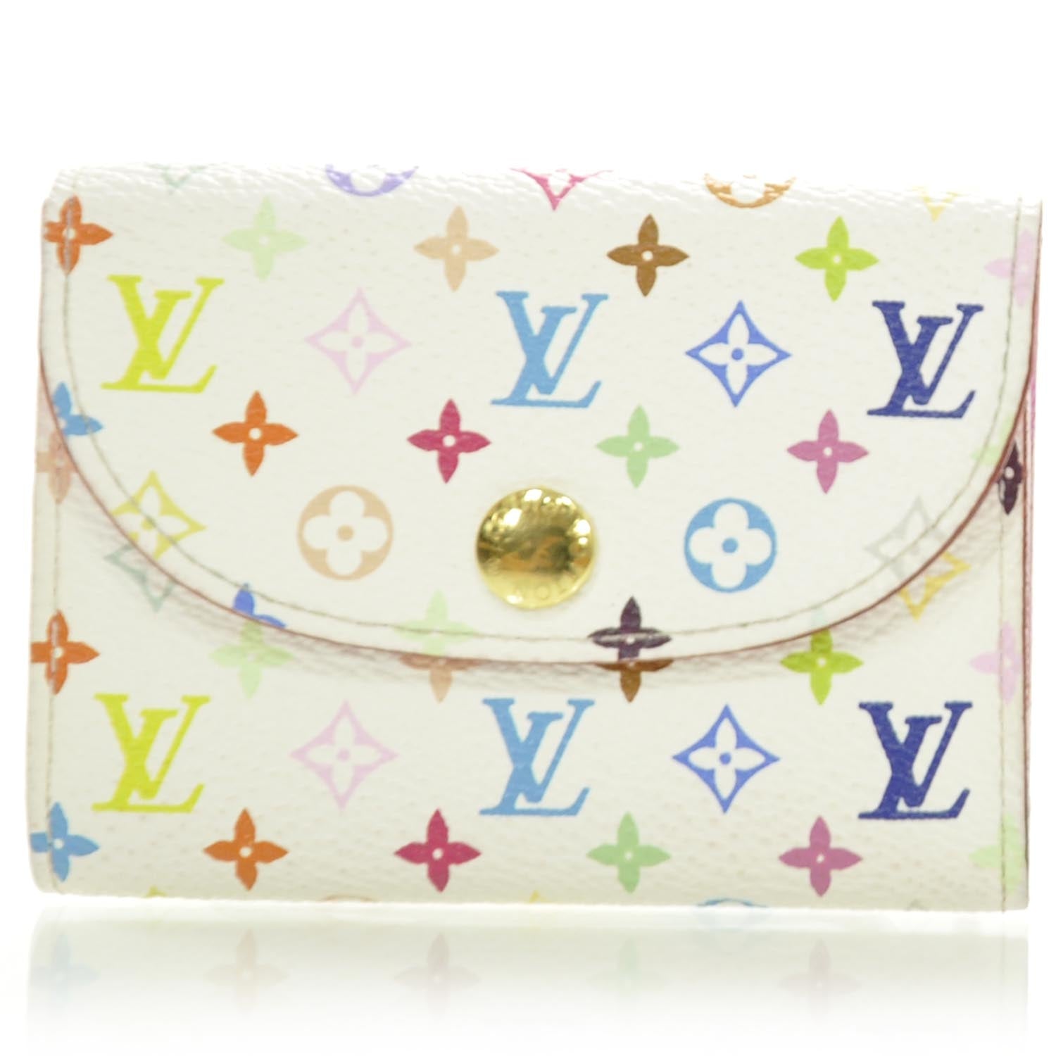 Louis Vuitton Monogram Multicolor Business Card Holder White 2 of 8