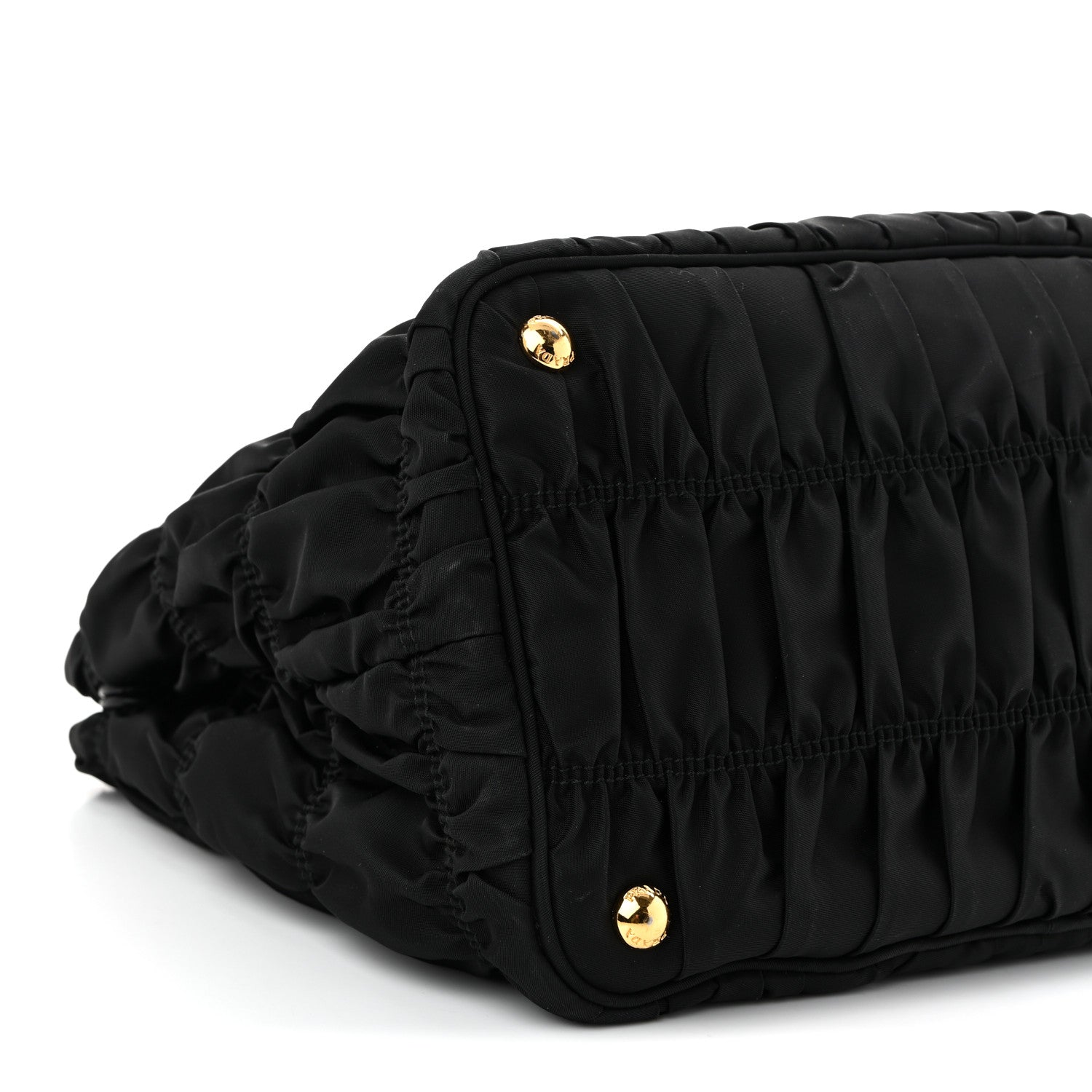 Prada Tessuto Nylon Gaufre Tote Black 9 of 10