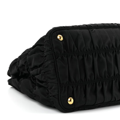 Prada Tessuto Nylon Gaufre Tote Black 9 of 10