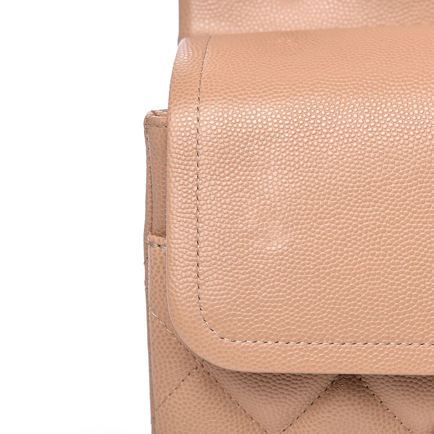 Chanel Caviar Quilted Jumbo Double Flap Beige Clair 12 of 13