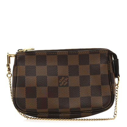 Louis Vuitton Damier Ebene Mini Pochette Accessories 1 of 7