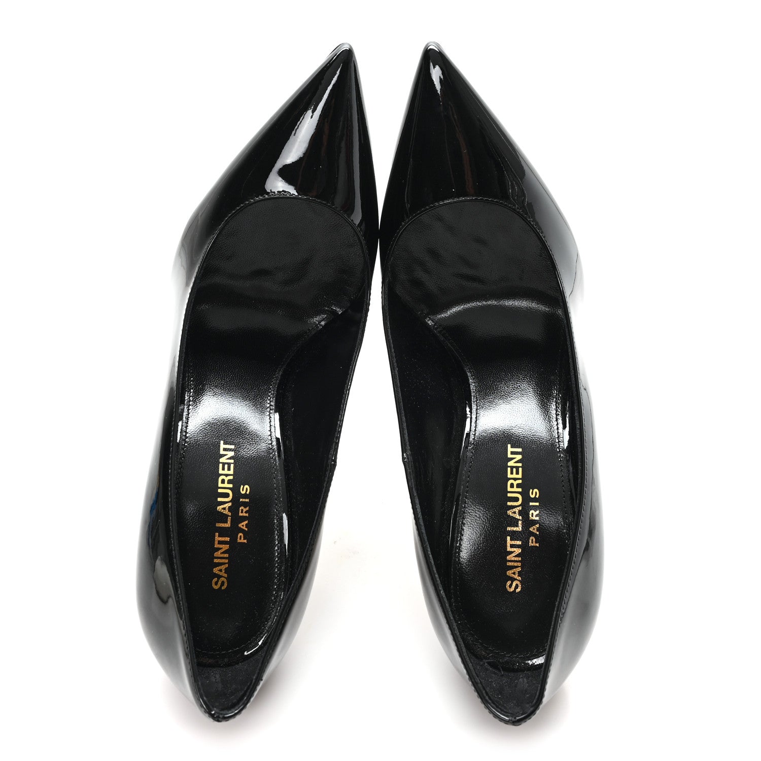 Saint Laurent Patent Opyum 110 Pumps 36 Black Gold 36 Black Gold 2 of 9