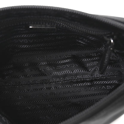 Prada Re-Nylon Vela Saffiano Wristlet Black 5 of 10