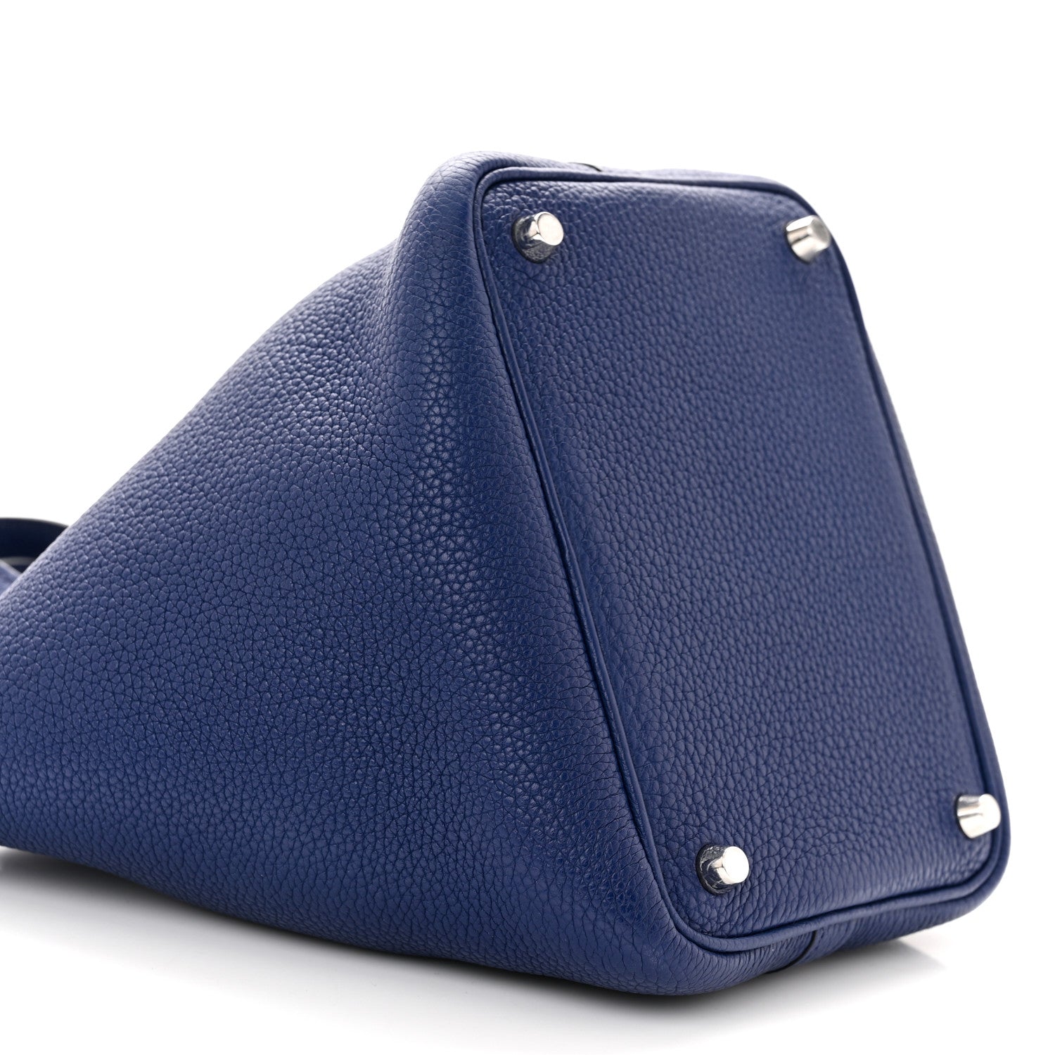 Hermes Taurillon Maurice Picotin Lock 18 PM Bleu Saphir 9 of 12
