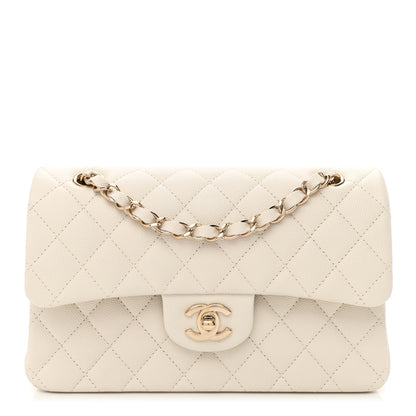 Chanel Caviar Quilted Small Double Flap White 1 of 11