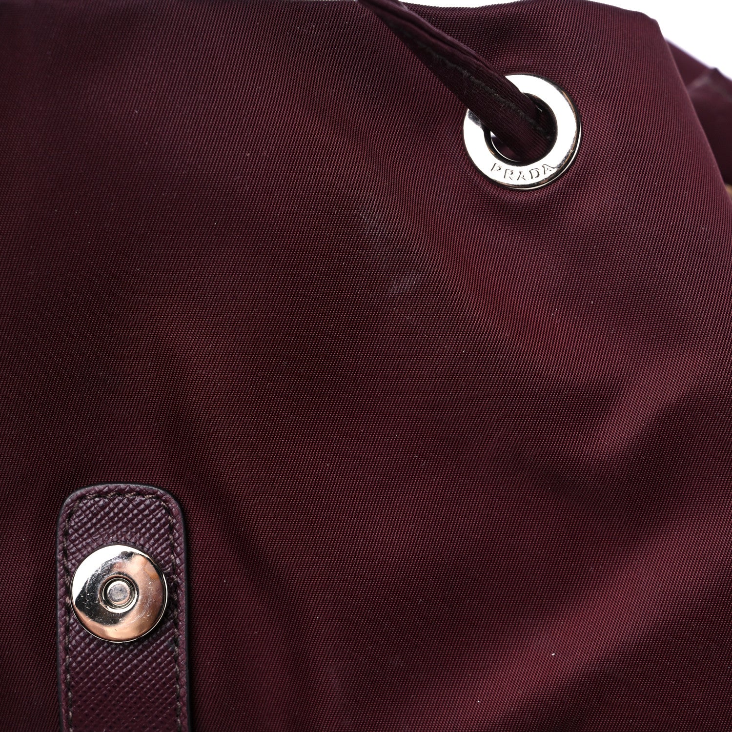 Prada Tessuto Nylon Vela Medium Backpack Bordeaux 14 of 14