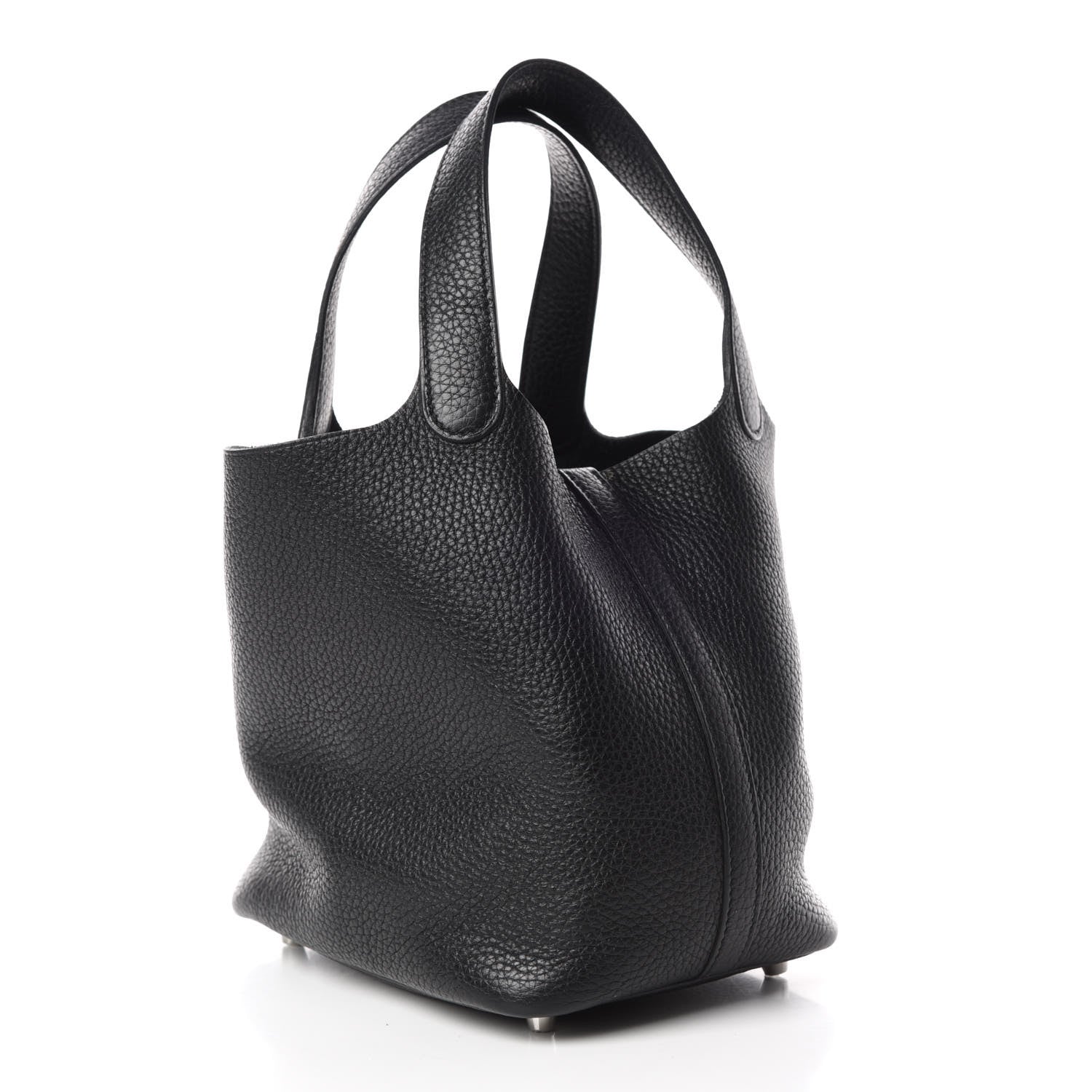 Hermes Taurillon Clemence Picotin Lock 18 PM Black 3 of 7