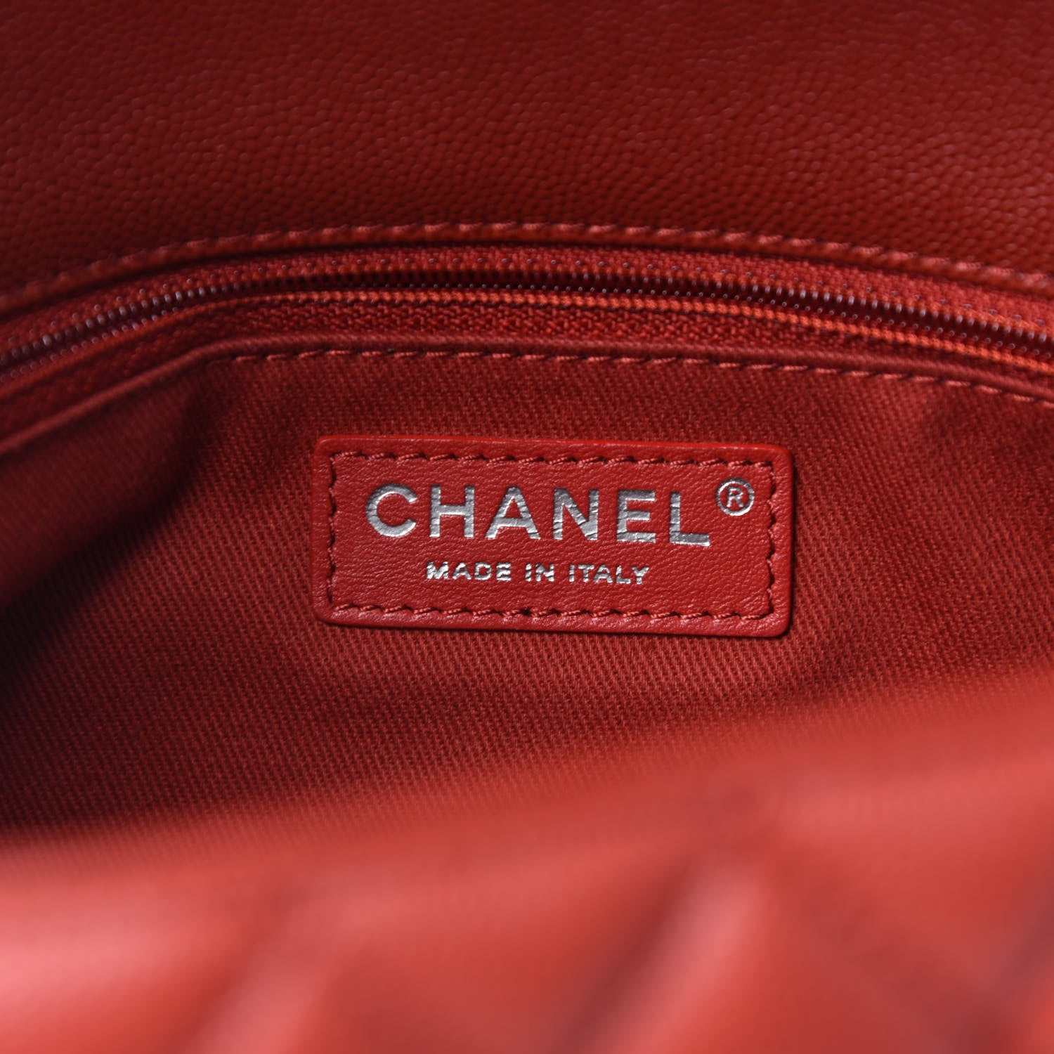 Chanel Caviar Quilted Small Coco Handle Flap Dark Red 8 of 11
