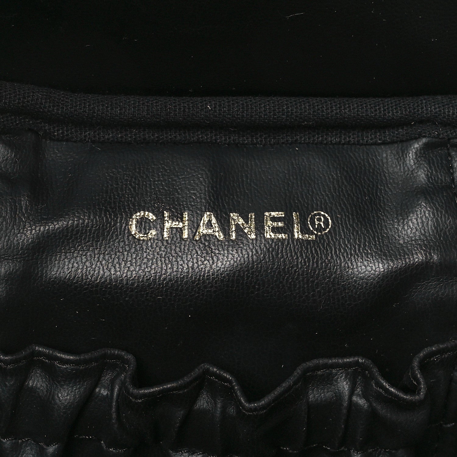 Chanel Caviar Vanity Cosmetic Case Black 6 of 11