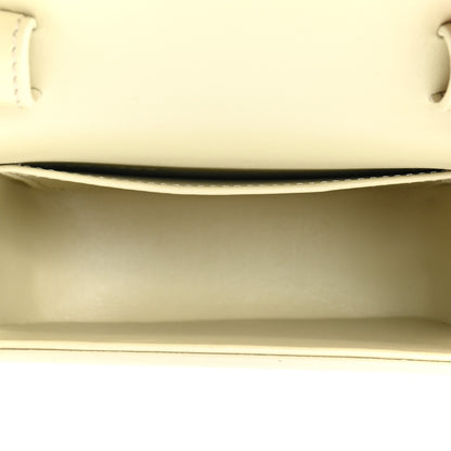 Celine Shiny Calfskin Mini Triomphe Almond Green 5 of 10