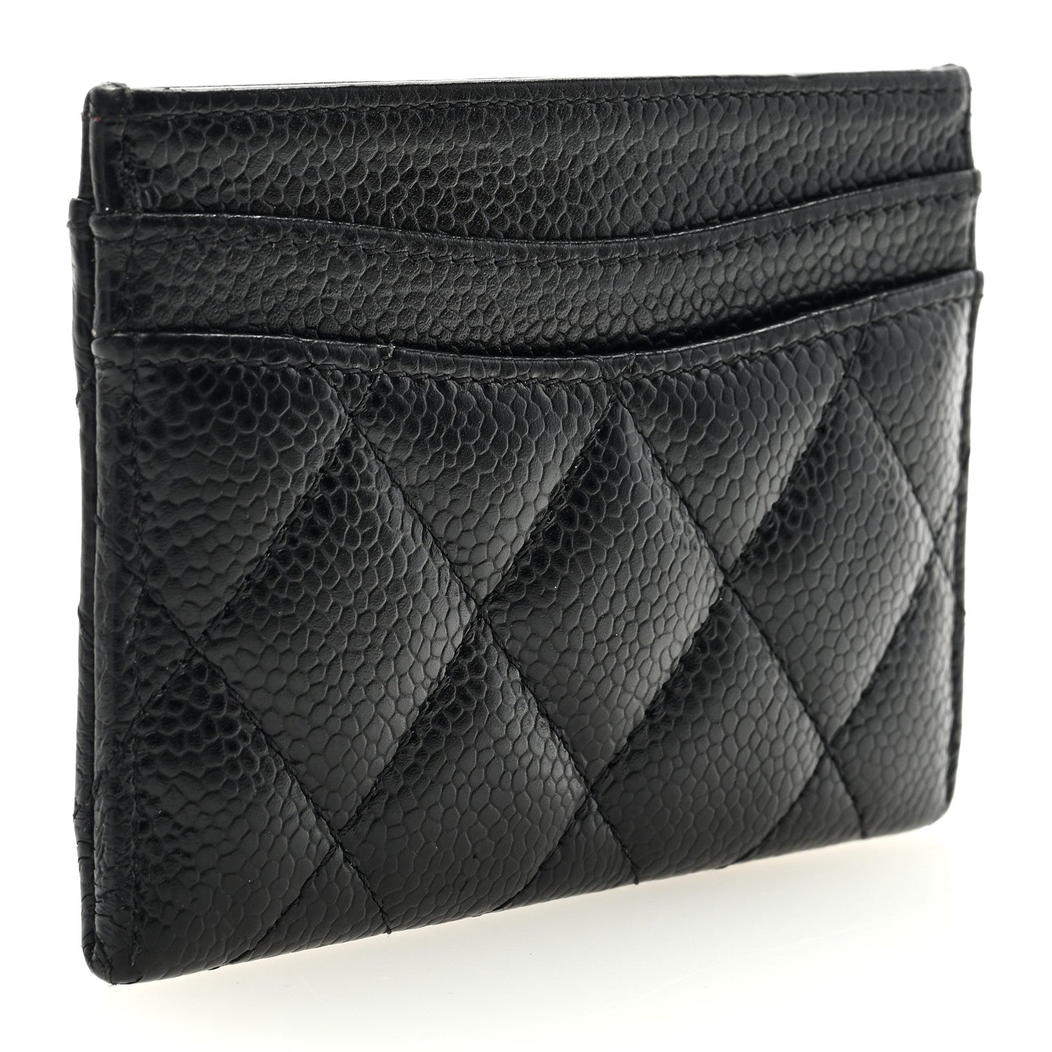 Chanel Caviar Quilted Card Holder Black 3 of 7