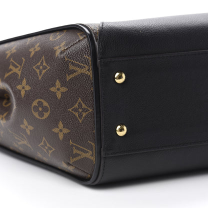 Louis Vuitton Calfskin Monogram Kimono Tote Black 5 of 8
