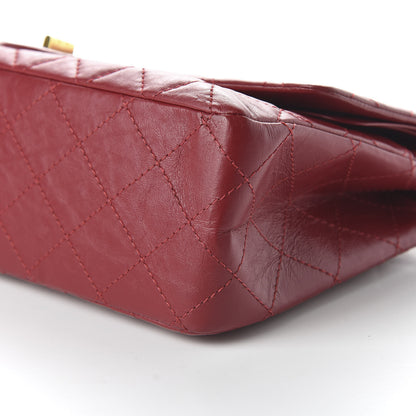 Chanel Aged Calfskin Quilted 2.55 Reissue 227 Flap Red 7 of 11