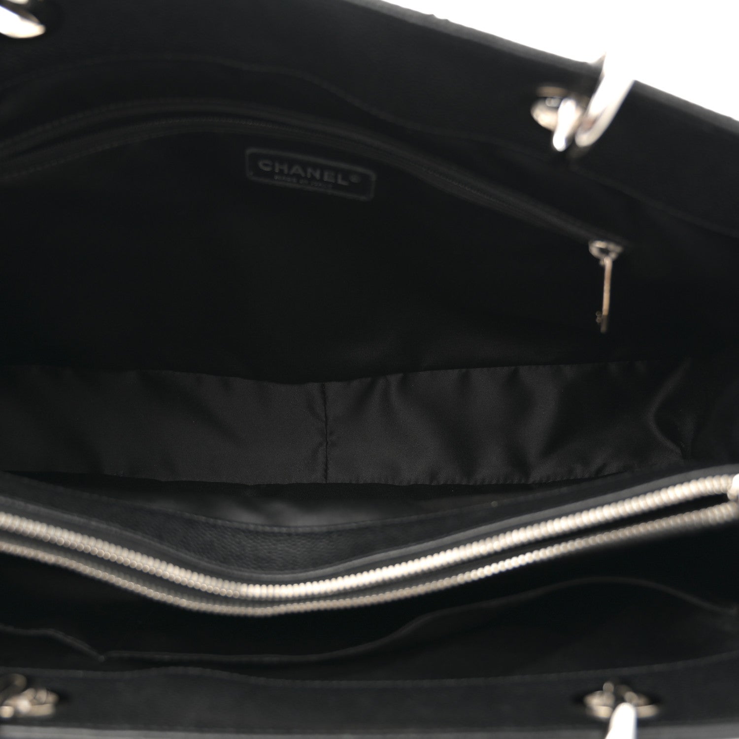 Chanel Caviar Quilted XL Grand Shopping Tote GST Black 5 of 12