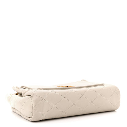 Saint Laurent Lambskin Quilted Monogram Mini Nolita Blanc Vintage 4 of 15