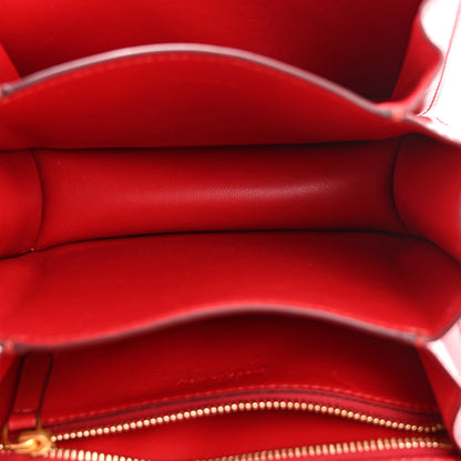 Celine Smooth Calfskin Small Classic Box Flap Bag Red 5 of 13