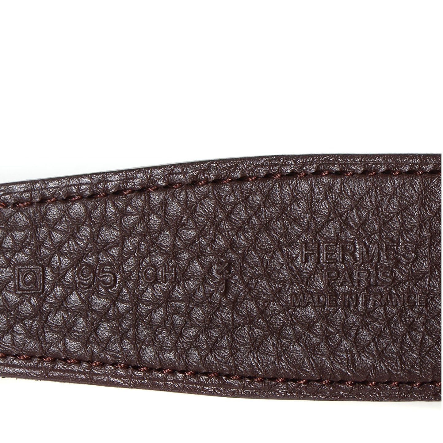 Box Togo Reversible Brushed Constance 32mm H Belt 95 Noir Ebene