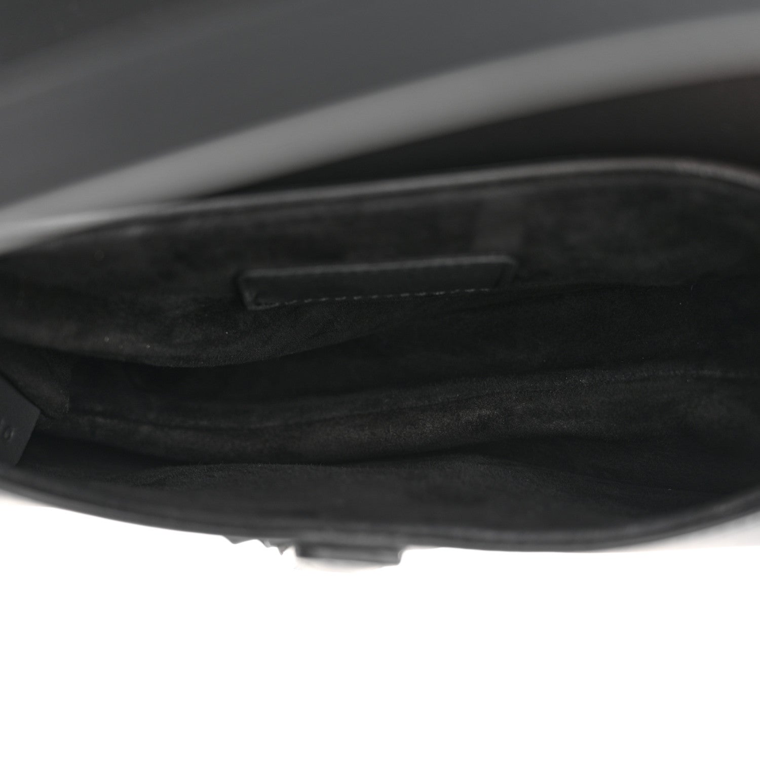 Christian Dior Ultra Matte Calfskin Mini Saddle Bag Black 5 of 13