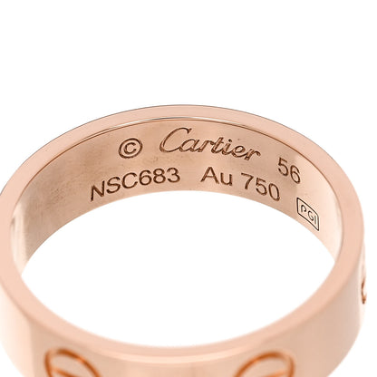 Cartier 18K Pink Gold 5.5mm LOVE Ring 56 7.75 4 of 4