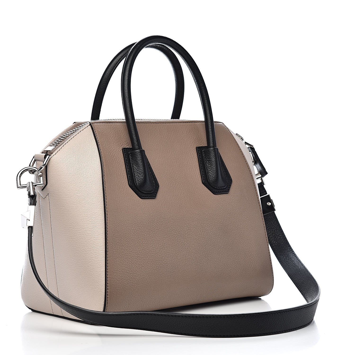 Givenchy Sugar Goatskin Small Tri-Color Antigona Linen 3 of 10