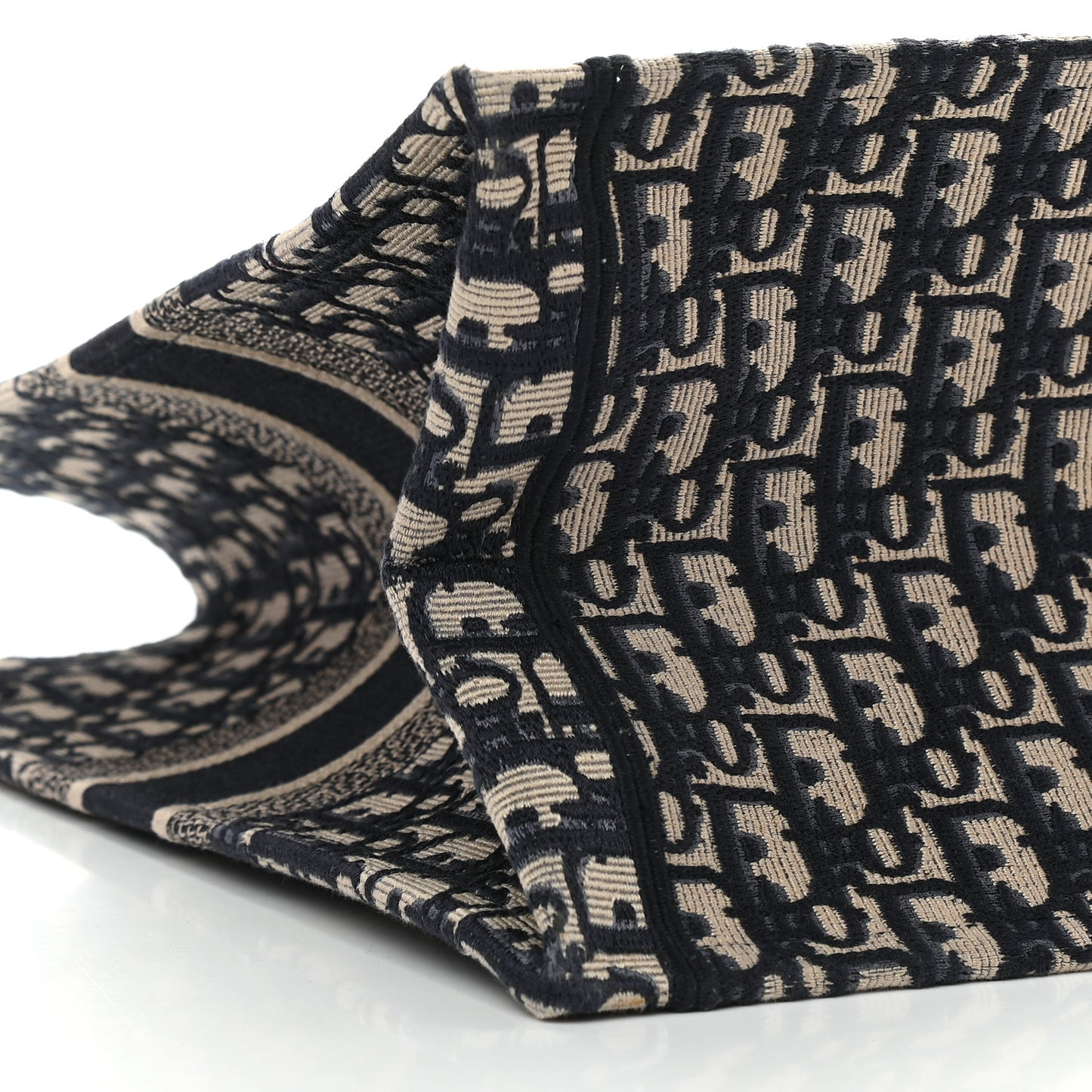 Oblique Book Tote Blue Multicolor