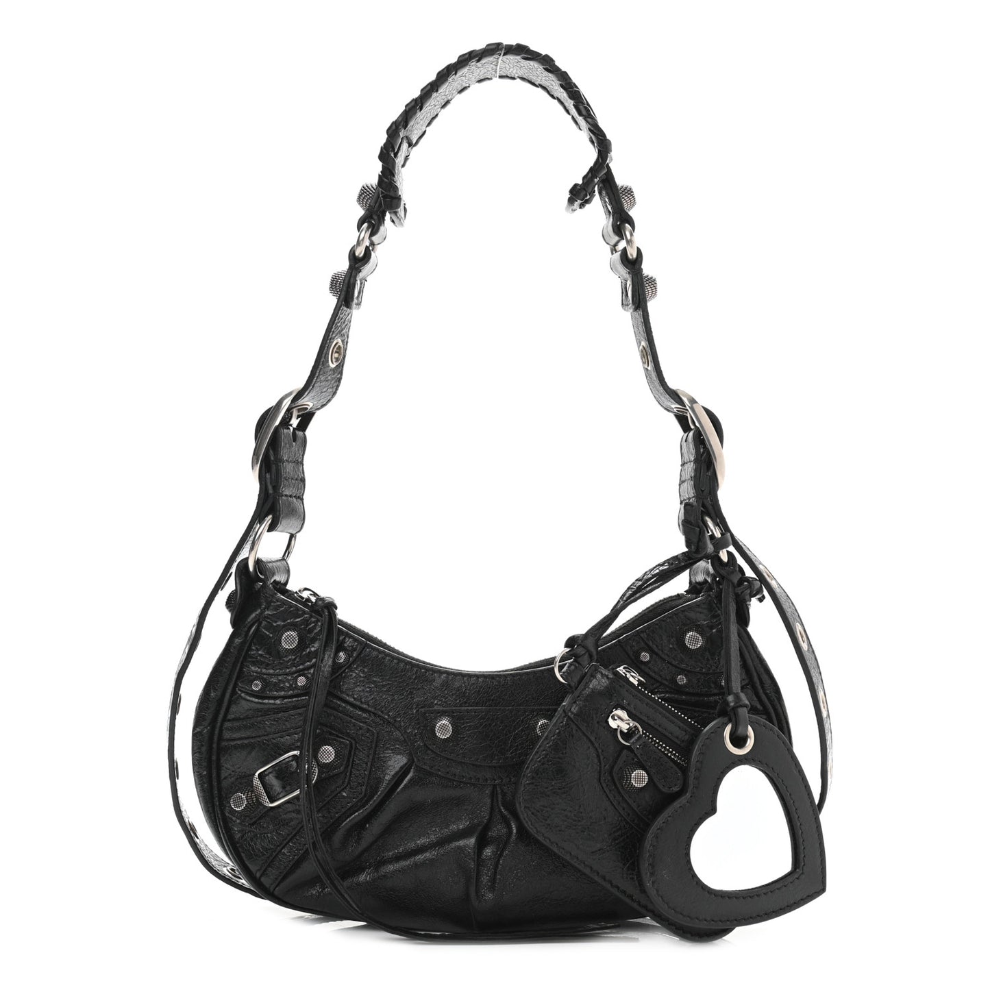 Agneau Arena Le Cagole Shoulder Bag XS Black