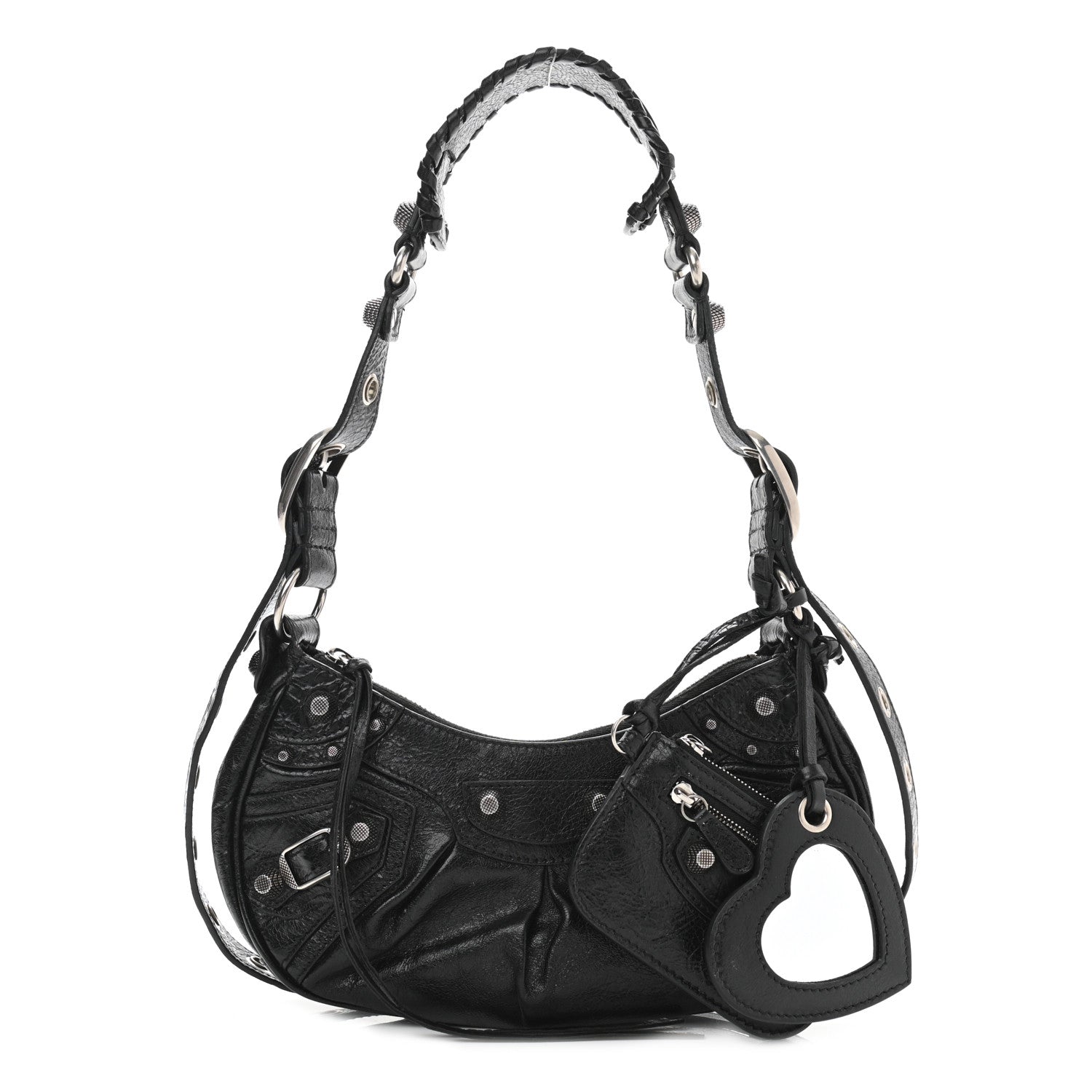 Balenciaga Agneau Arena Le Cagole Shoulder Bag XS Black 1 of 11