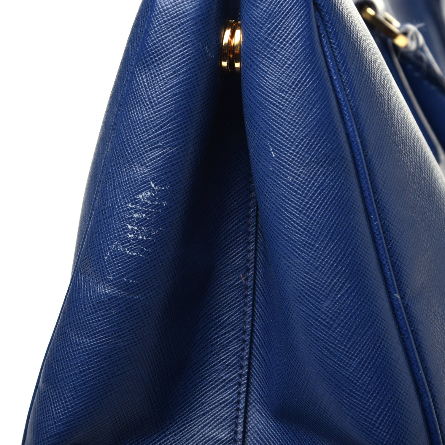 Prada Saffiano Lux Extra Large Galleria Double Zip Tote Bluette 12 of 13