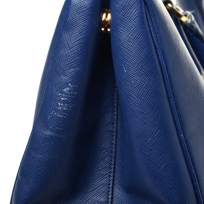 Prada Saffiano Lux Extra Large Galleria Double Zip Tote Bluette 12 of 13