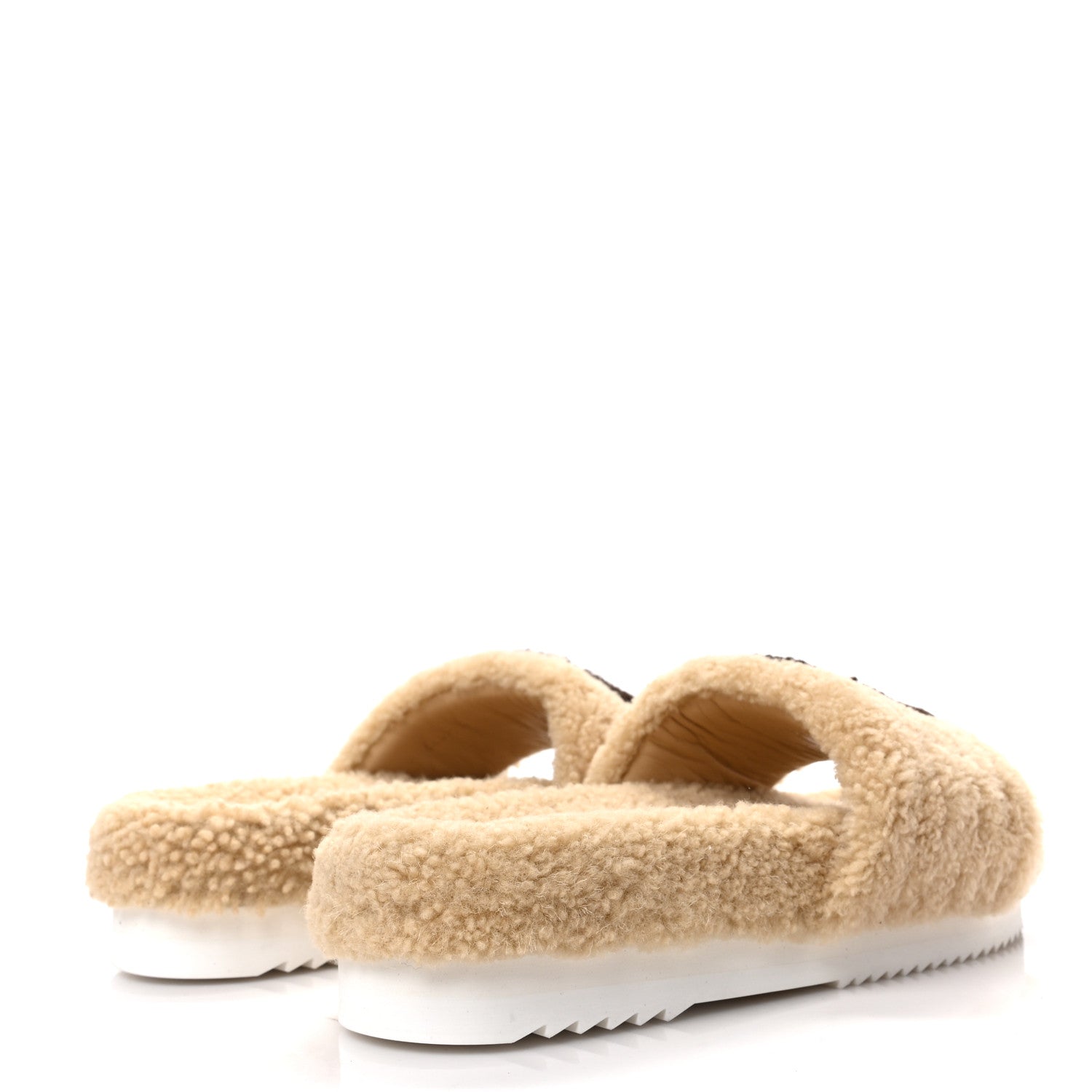 Gucci Merino Interlocking G Slide Sandals 39 Butterscotch Cocoa 4 of 9