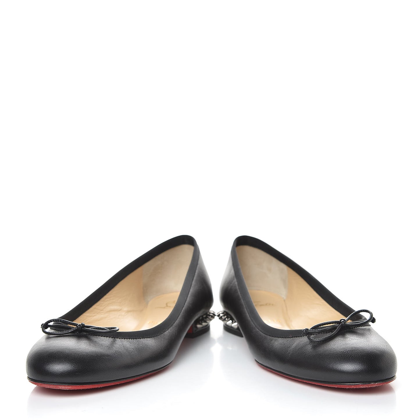 Shiny Nappa La Massine Flats 38 Black