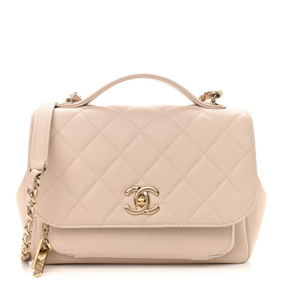 Chanel Caviar Quilted Medium Business Affinity Flap Beige 1 of 11