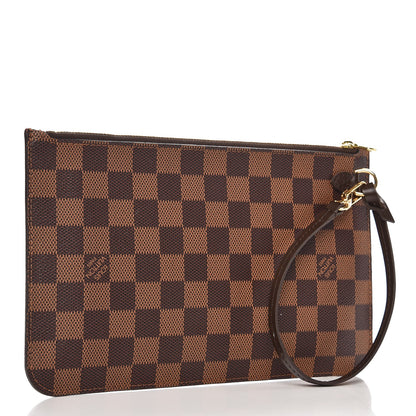 Louis Vuitton Damier Ebene Neverfull MM GM Pochette 3 of 7