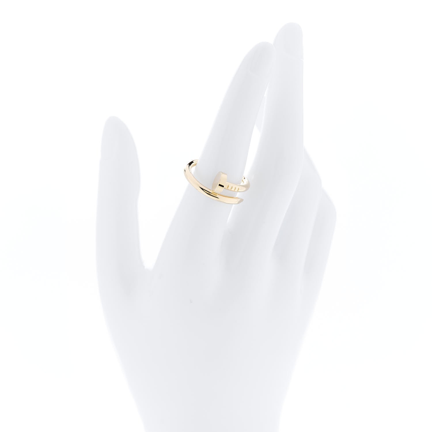 Cartier 18K Yellow Gold Juste Un Clou Ring 55 7.25 2 of 6