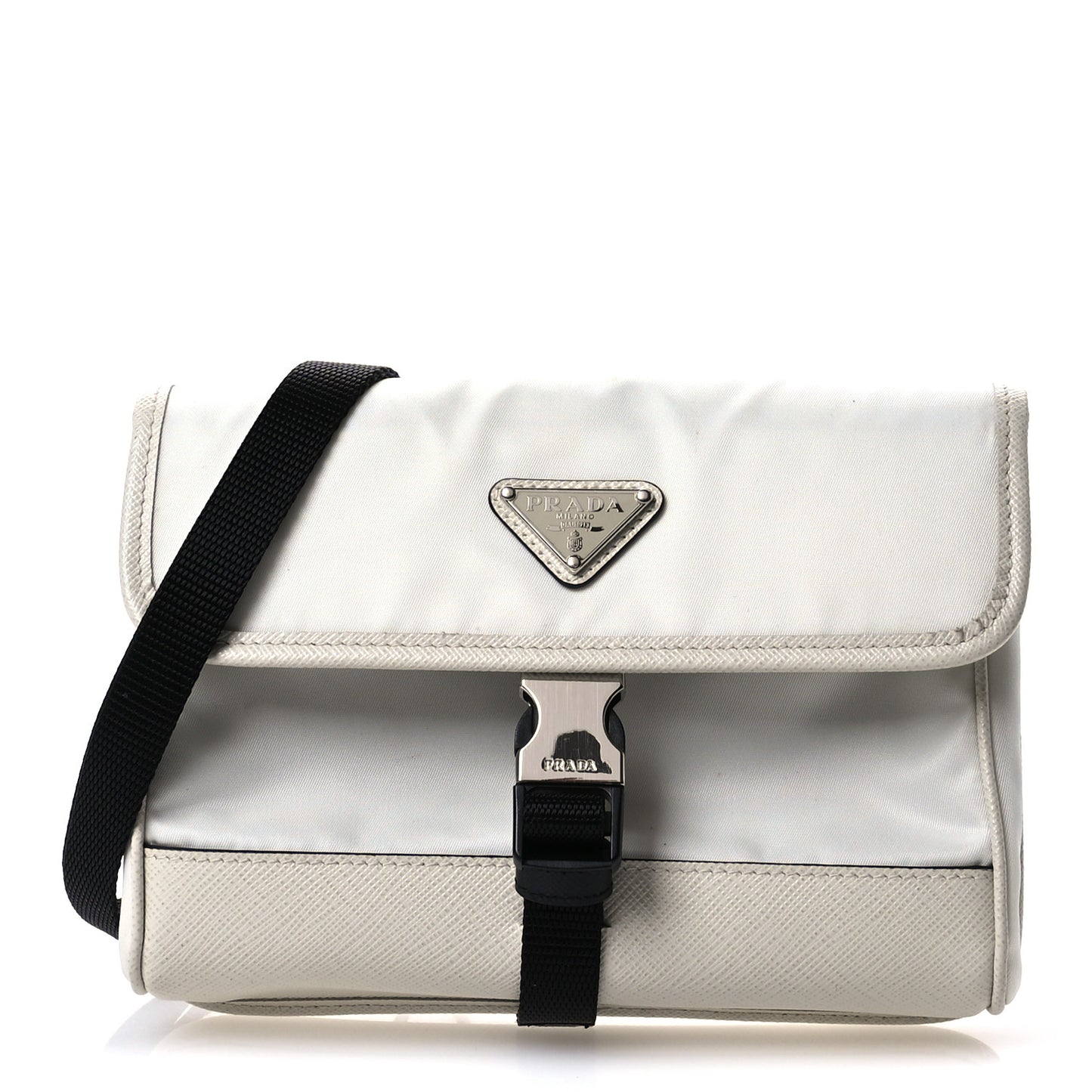 Re-Nylon Saffiano Smartphone Case Crossbody Talco