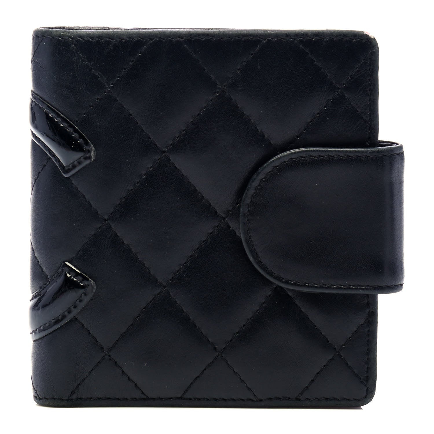 Chanel Calfskin Quilted Cambon Bi-Fold Wallet Black 1 of 6
