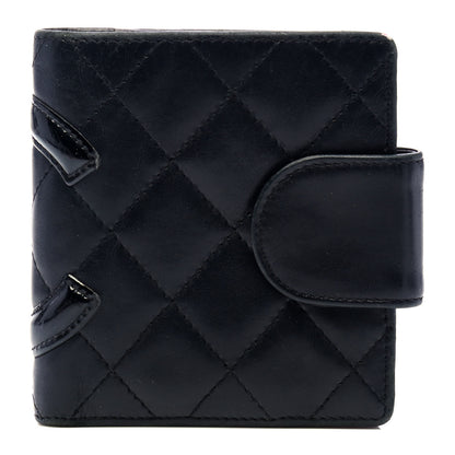 Chanel Calfskin Quilted Cambon Bi-Fold Wallet Black 1 of 6