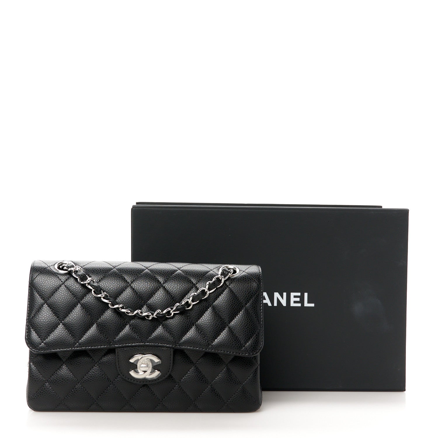 Chanel Caviar Quilted Small Double Flap Black 12 of 12