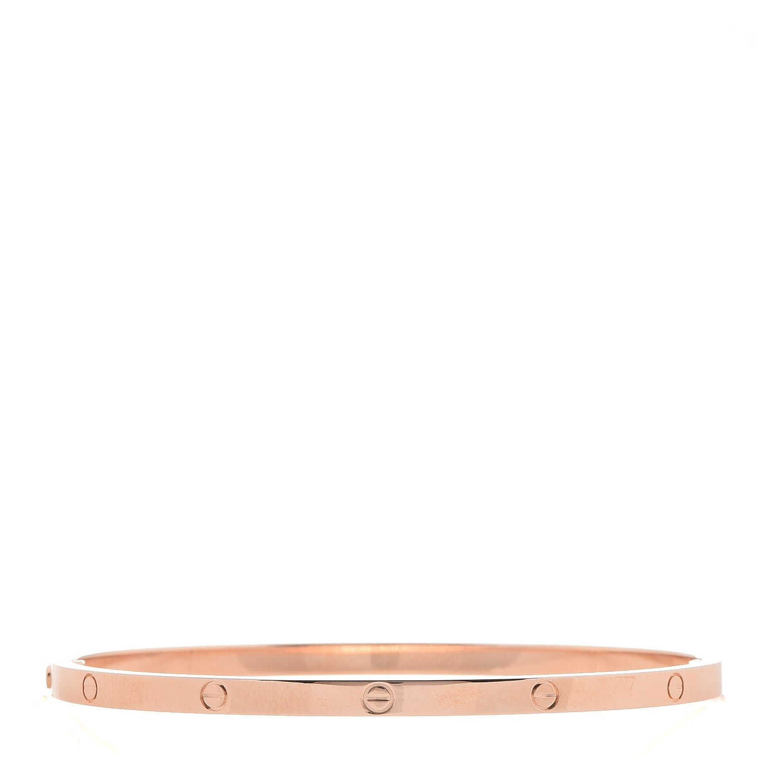 Cartier 18K Pink Gold Small LOVE Bracelet 19 3 of 5