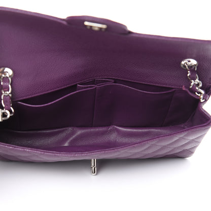 Chanel Caviar Quilted East West Flap Purple 5 of 10