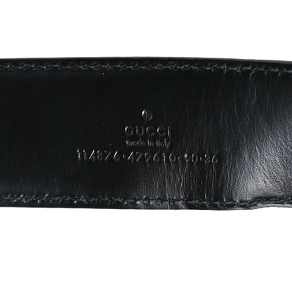 Gucci Guccissima Interlocking G 40mm Belt 90 36 Black 5 of 7