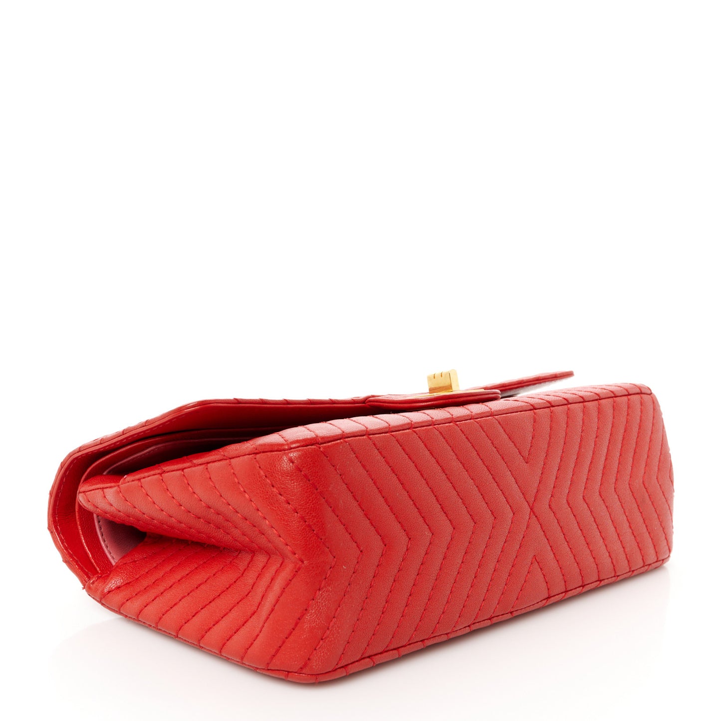 Sheepskin Chevron Quilted 2.55 Reissue 225 Flap Red